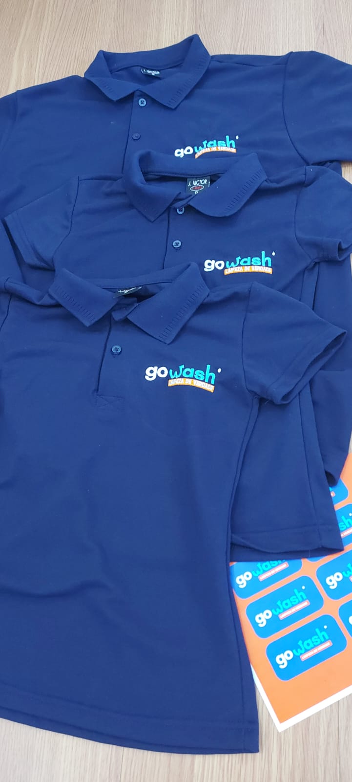 Camisas oficiais GoWash